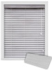 Cambridge Venetian Blinds Washed Silver Grey over White (1811)