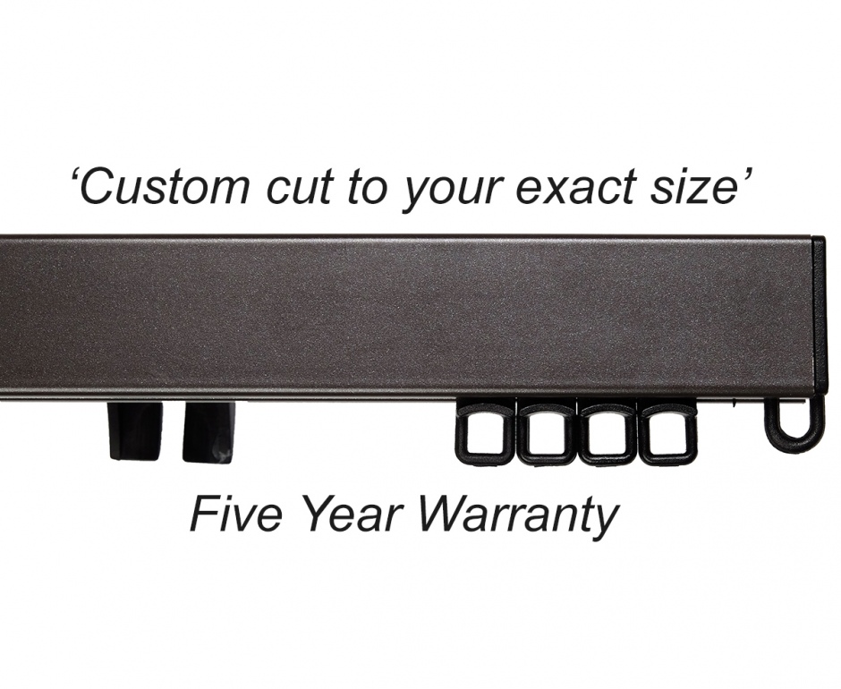 Easy-Fit Curtain Tracks (for all types of pleated curtains). Artisan Pewter (Dk Grey) Easy-Fit Curtain Tracks (for all types of pleated curtains). Artisan Pewter (Dk Grey)