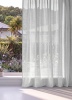 Aruba Sheer Curtain Range for Pleated Curtains. Aruba: Ice White (for Pleated Curtains)