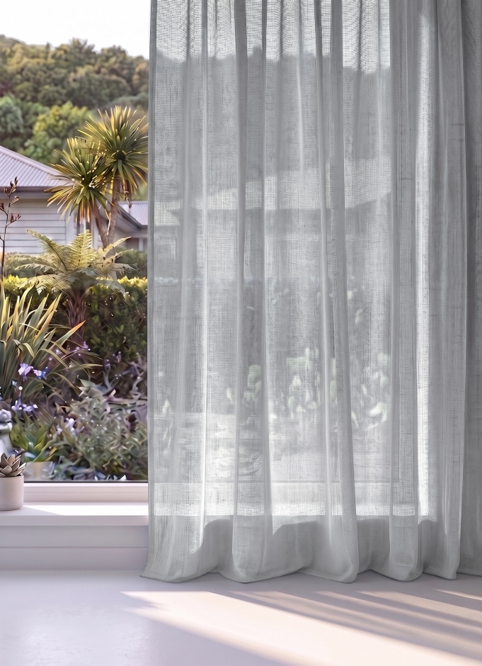 Aruba Sheer Curtain Range for Pleated Curtains. Aruba: Shadow (for Pleated Curtains)