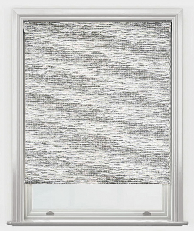 Linesque and Belice  thermal backed roller blind range Belice Haze. Thermal Backed (4324)