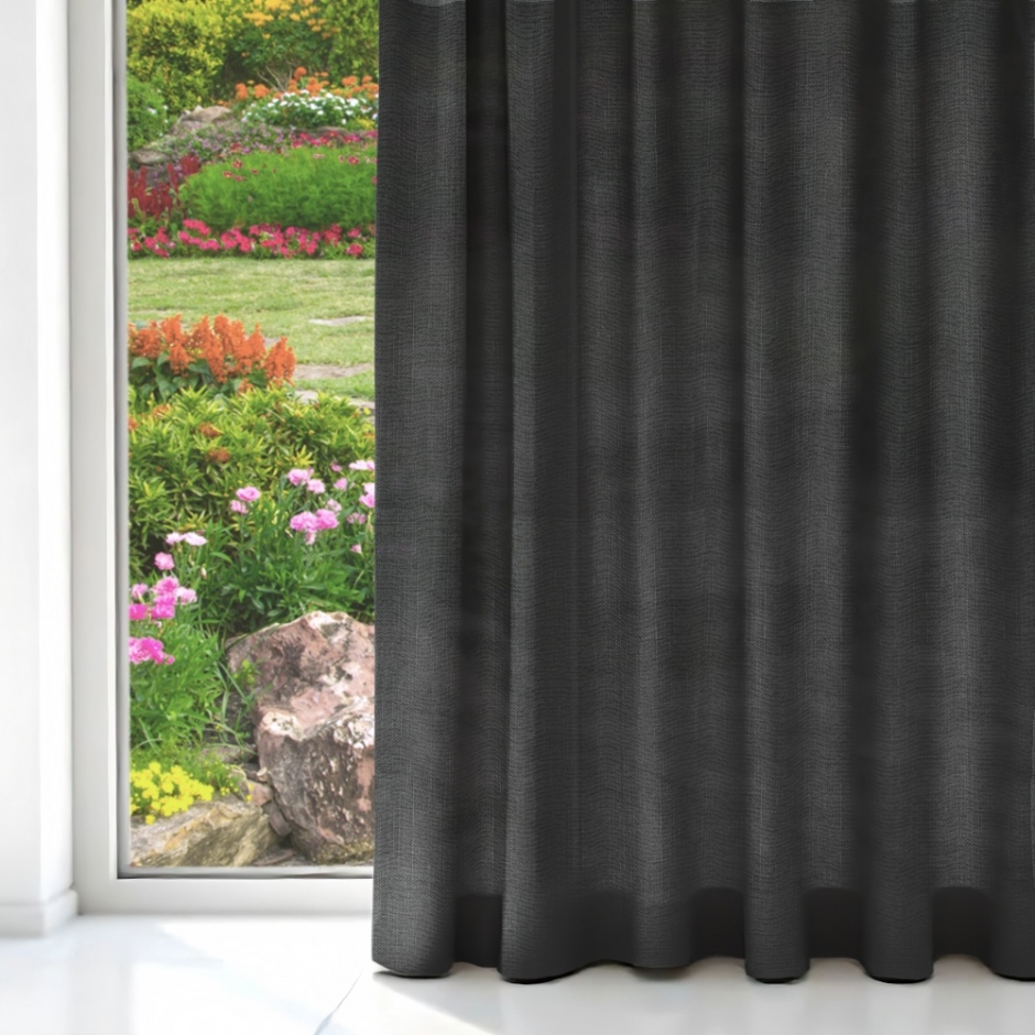 Bergamo: Light Dimming Curtain Range with a Separate Lining. Bergamo Light Dimming With Separate Lining: Charcoal (11110) Bergamo: Light Dimming Curtain Range with a Separate Lining. Bergamo Light Dimming With Separate Lining: Charcoal (11110)