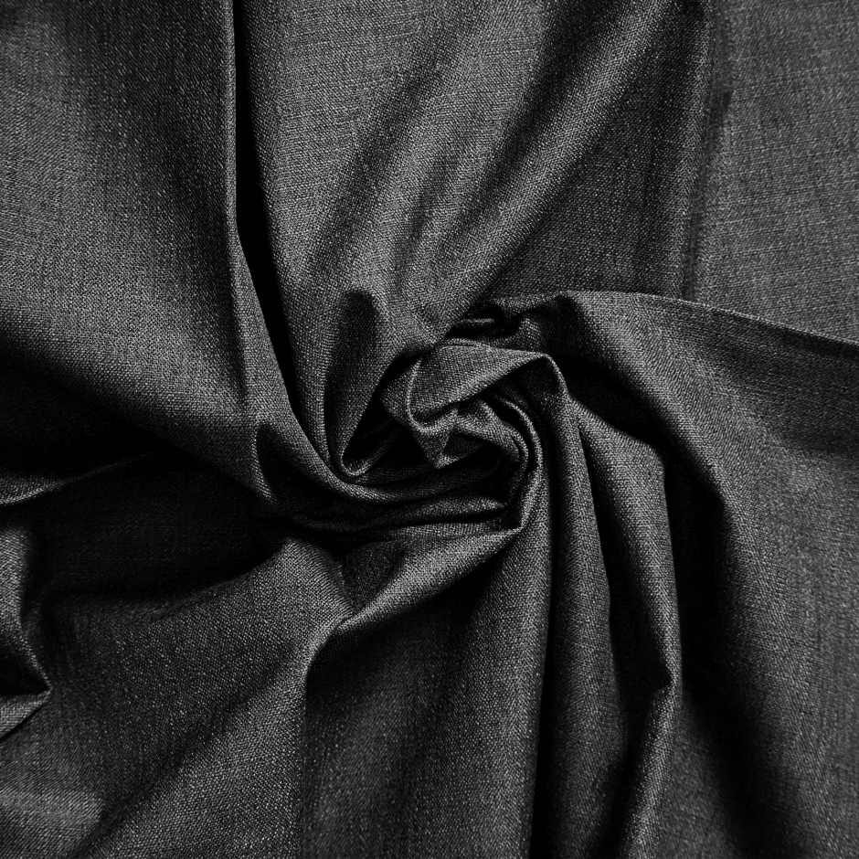 Chesterfield: Thermal Backed for Pleated Curtains Chestrfield: Charcoal