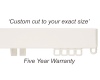 Easy-Fit Curtain Tracks (for all types of pleated curtains). Off White (Birch) Easy-Fit Curtain Tracks (for all types of pleated curtains). Off White (Birch)