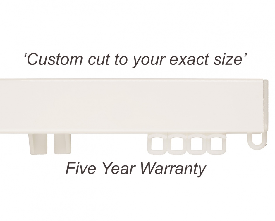 Easy-Fit Curtain Tracks (for all types of pleated curtains). Off White (Birch) Easy-Fit Curtain Tracks (for all types of pleated curtains). Off White (Birch)