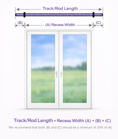 <b>How do I measure for curtain rods and tracks?</b>
