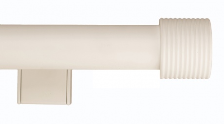 Oslo Finial for Eyelet Curtains - Ivory