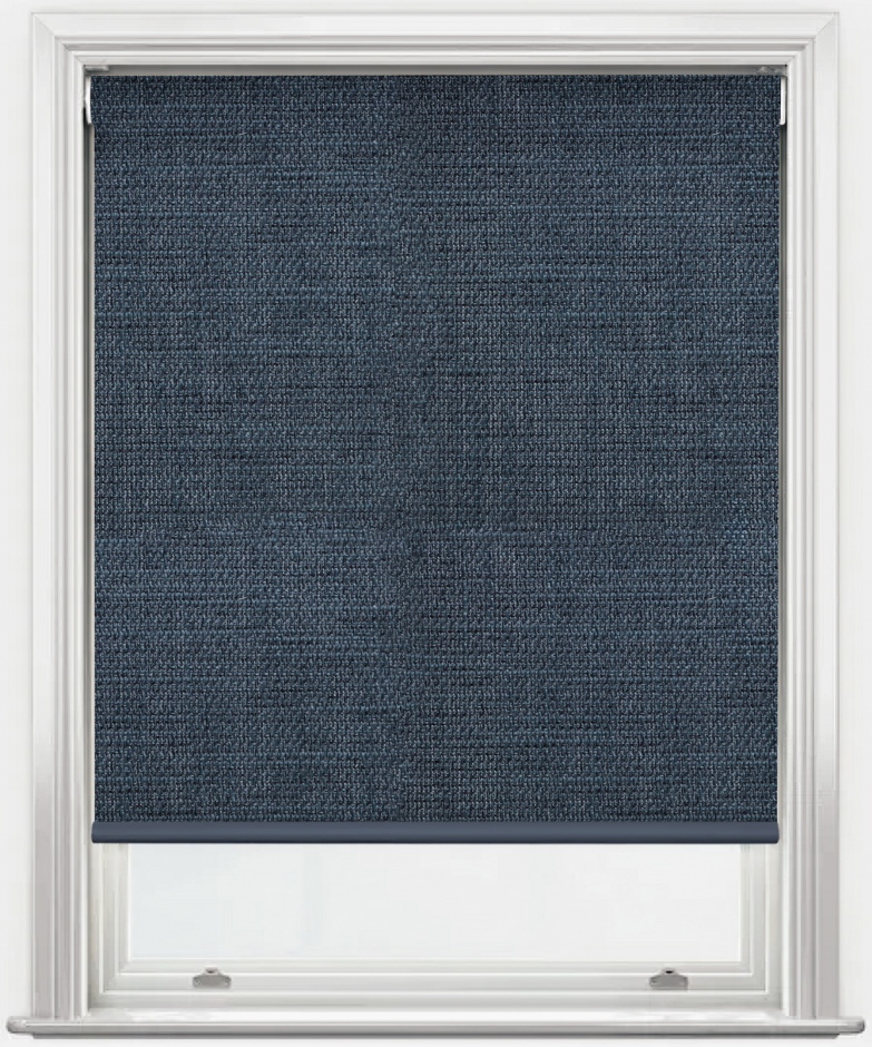 Linea and ReVive: Motorised, Premium Roller Blinds. Linea with Battery Powered Motor: Denim (M4312) Linea and ReVive: Motorised, Premium Roller Blinds. Linea with Battery Powered Motor: Denim (M4312)