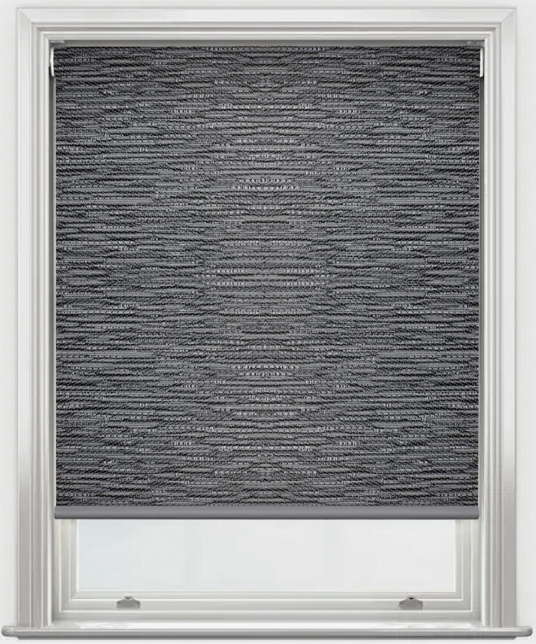 Lucca and Toscana: Motorised, Premium Roller Blinds Lucca with Battery Powered Motor: Shale (M3004)
