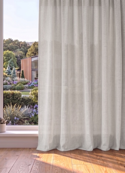 Abaca with Separate Blackout Lining: Natural Abaca with Separate Blackout Lining: Natural