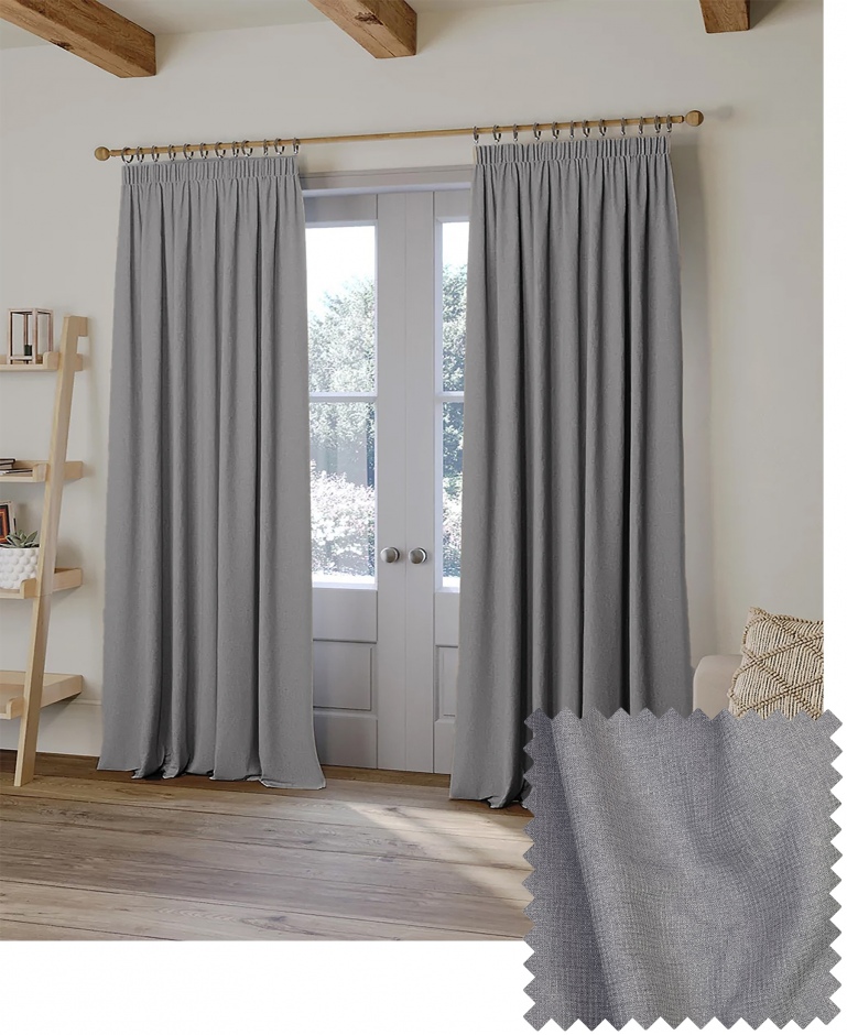 Palermo and Venice Curtains Palermo Dusky Beige (243-001)