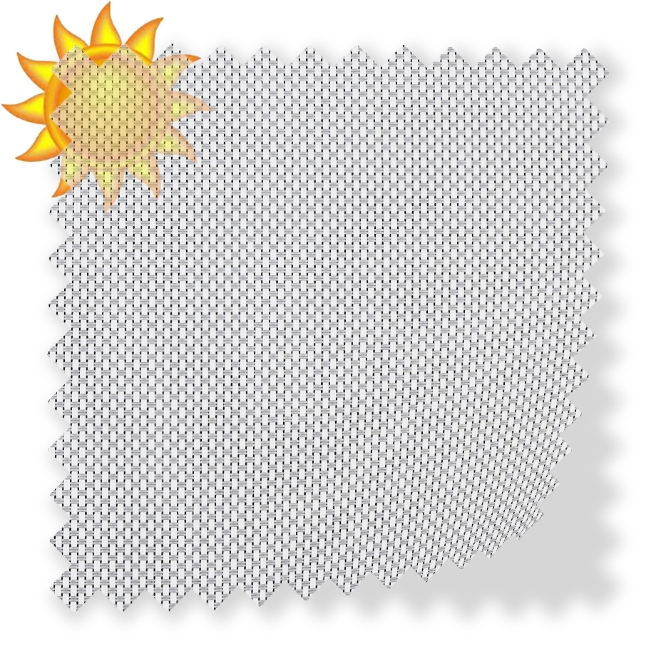 Sheerweave Ecolibrium Sunscreen Blinds White Grey (5204)