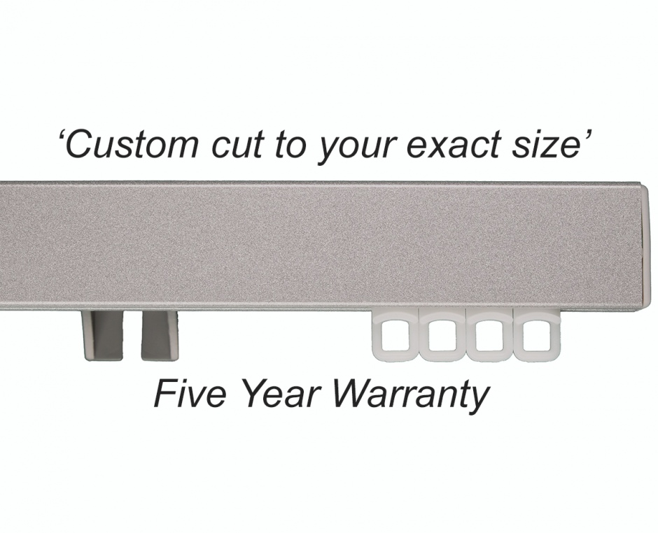 Easy-Fit Curtain Tracks (for all types of pleated curtains). Silver Shadow (Metallic Grey) Easy-Fit Curtain Tracks (for all types of pleated curtains). Silver Shadow (Metallic Grey)