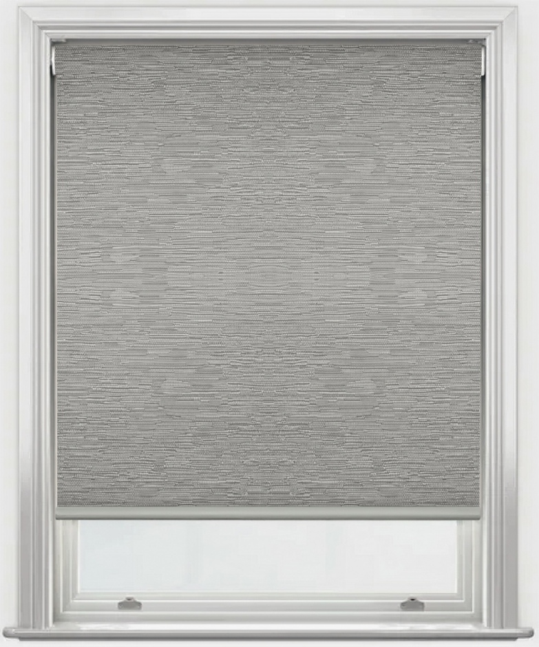Lucca and Toscana: Motorised, Premium Roller Blinds Toscana with Battery Powered Motor:.  Concrete (M3104)