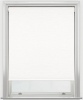 Lucca and Toscana: Motorised, Premium Roller Blinds Toscana with Battery Powered Motor:. Crystal Snow (3101)
