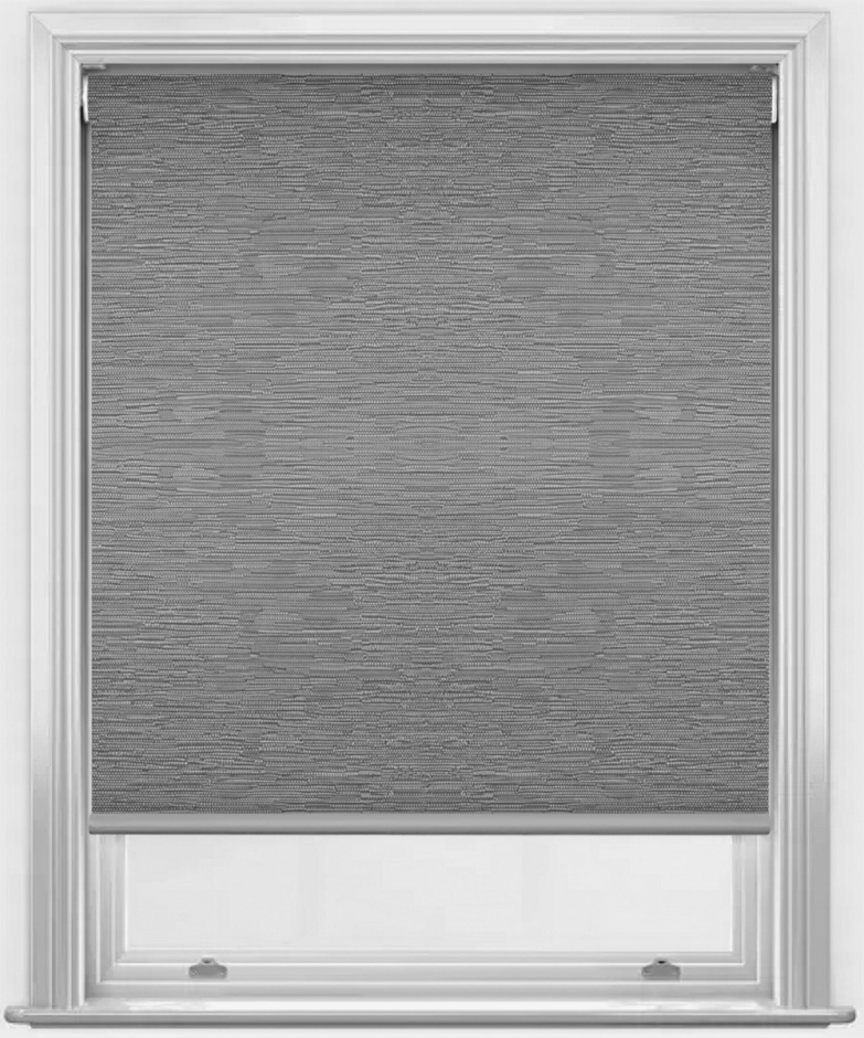 Lucca and Toscana: Motorised, Premium Roller Blinds Toscana with Battery Powered Motor: Graphite (M3105)