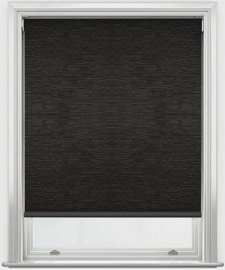 Lucca and Toscana: Motorised, Premium Roller Blinds Toscana with Battery Powered Motor:. Onyx  (3110)