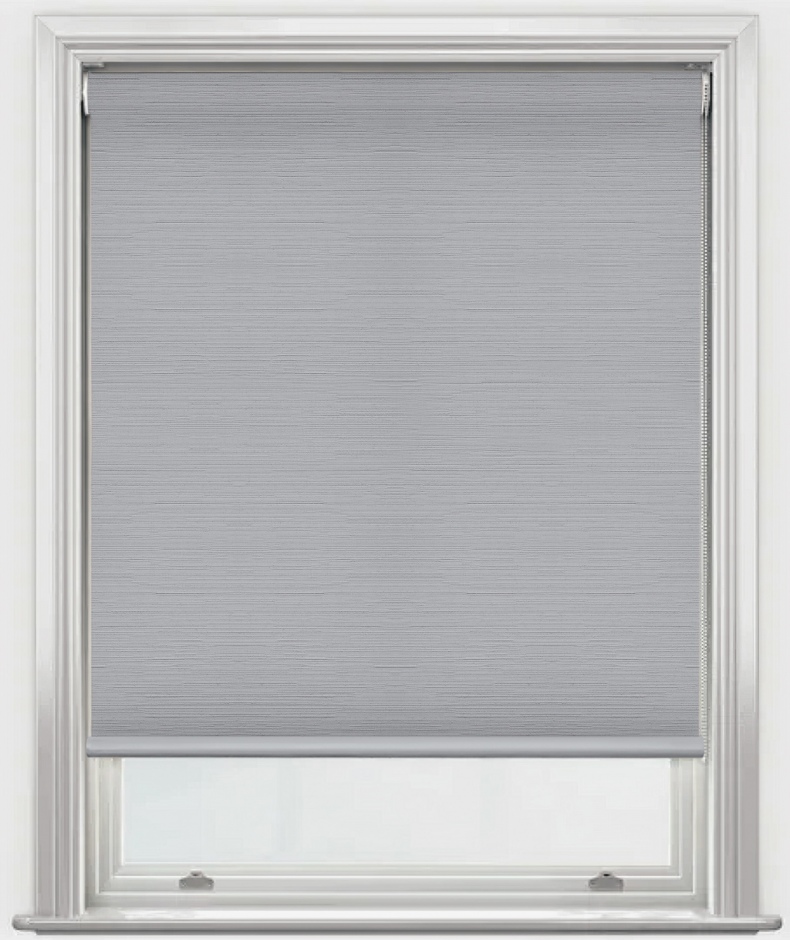 Yaringa Designer Blackout Roller Blinds – Soft Texture, Raw Silk. Yaringa: Alpine Grey (7956)