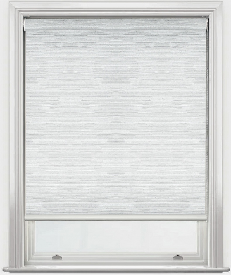 Yaringa Designer Blackout Roller Blinds – Soft Texture, Raw Silk. Yaringa: Artic (7950)