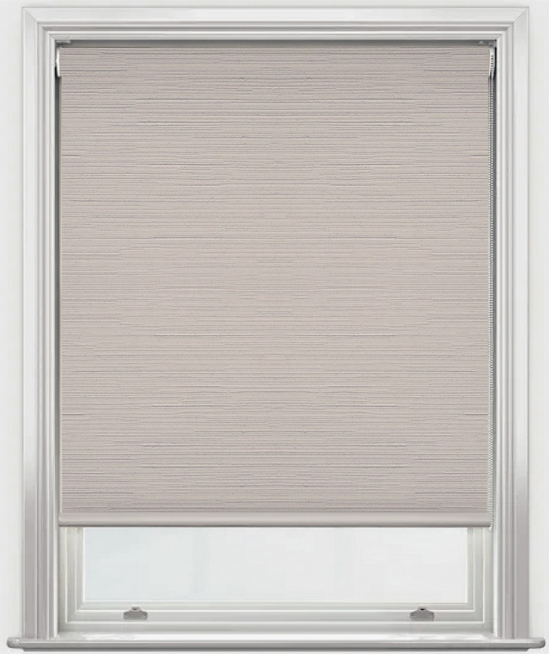 Yaringa Designer Blackout Roller Blinds – Soft Texture, Raw Silk. Yaringa: Blush (7954)