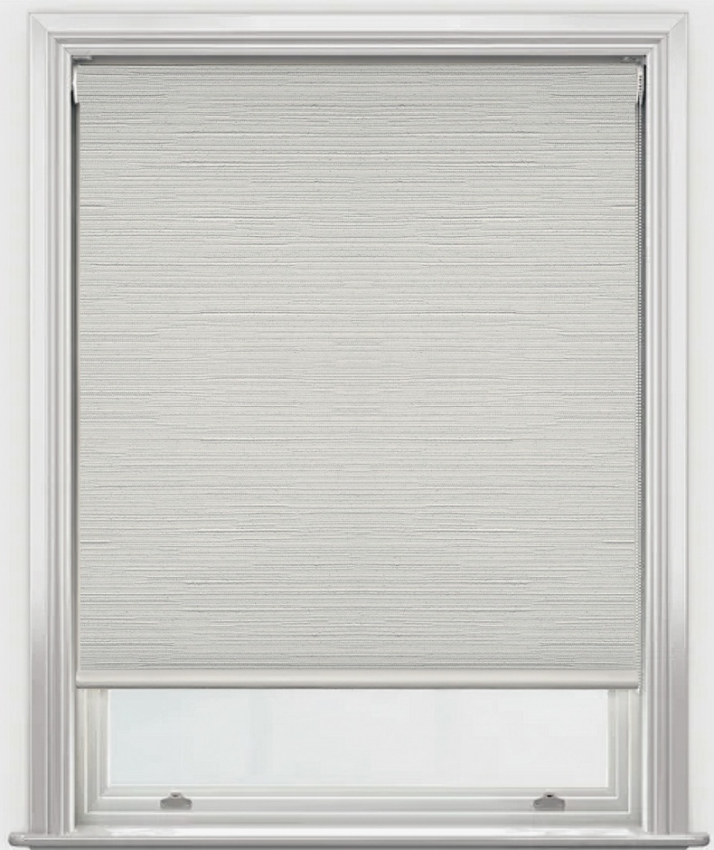 Yaringa Designer Blackout Roller Blinds – Soft Texture, Raw Silk. Yaringa: Seashell (7951)
