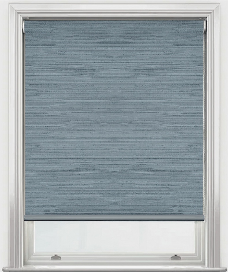 Yaringa Designer Blackout Roller Blinds – Soft Texture, Raw Silk. Yaringa: Soft Jade (7958)