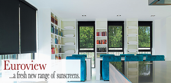 Use of Sunscreen Roller Blinds in New Zealand homes.