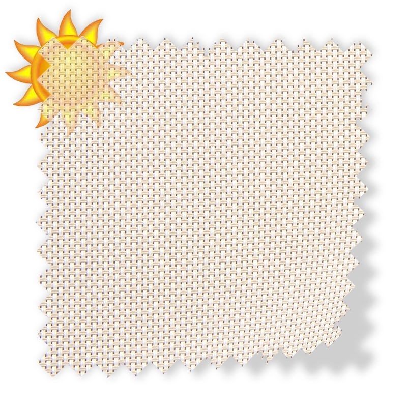 Euroview Sunscreen Blinds White Stone (5109)