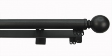 Simple Sphere Finial Kit for Double curtain rods