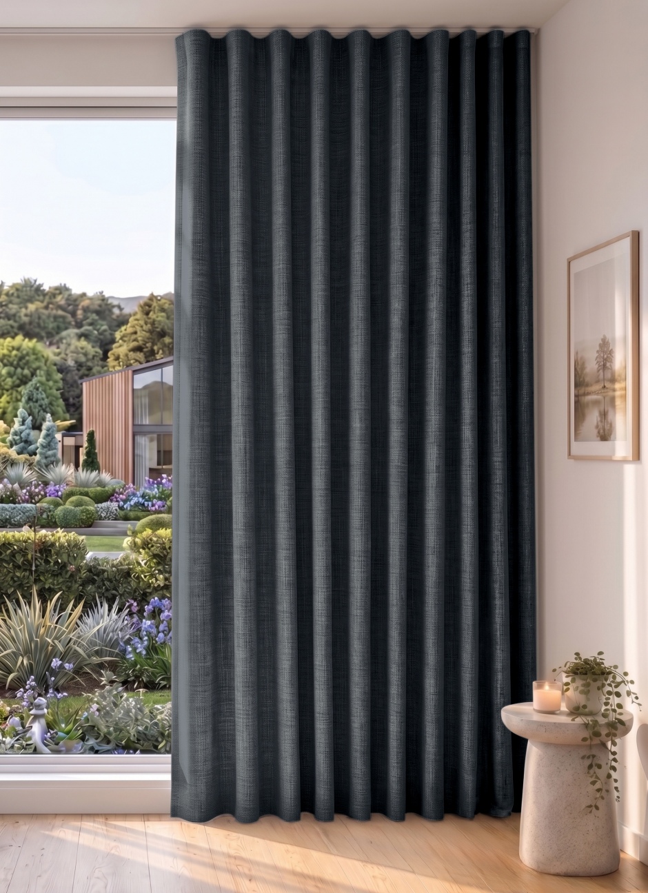 Chesterfield: Full Blockout and Thermal Backed for S Fold Curtains Chesterfield Full Blockout And Thermal Backed For S Fold Curtains: Denim (10090) Chesterfield: Full Blockout and Thermal Backed for S Fold Curtains Chesterfield Full Blockout And Thermal Backed For S Fold Curtains: Denim (10090)