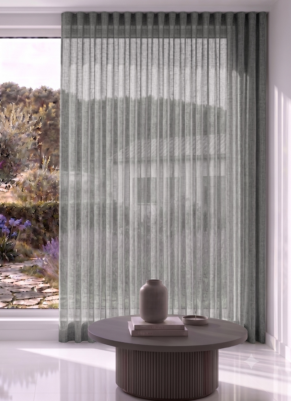 Odin: Sheer Fabric Range for Pleated Curtains Odin Sheer For Pleated Curtains: Silver (10037) Odin: Sheer Fabric Range for Pleated Curtains Odin Sheer For Pleated Curtains: Silver (10037)