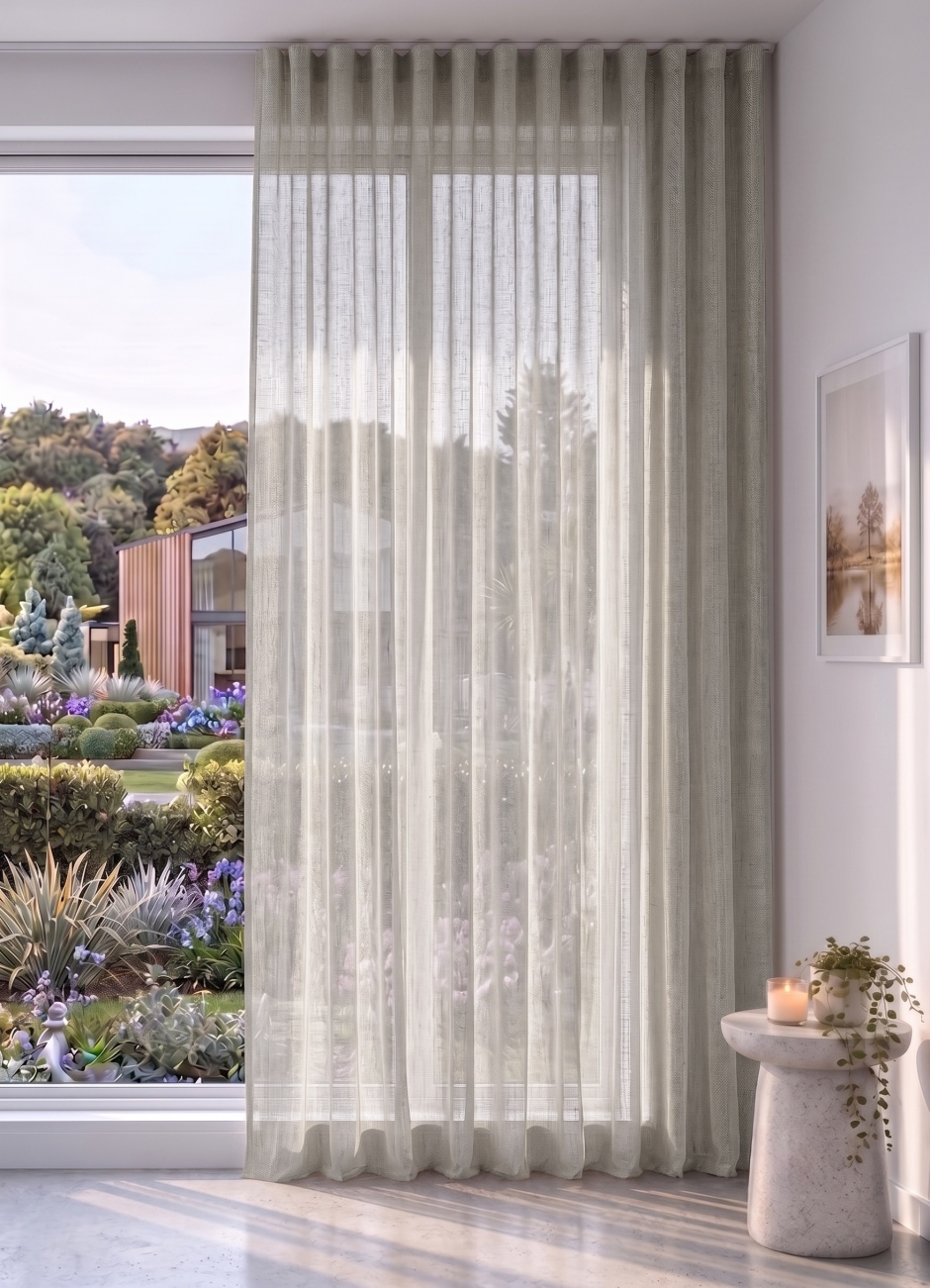 Odin: Sheer Fabric Range for Pleated Curtains Odin Sheer For Pleated Curtains: Stone (10031) Odin: Sheer Fabric Range for Pleated Curtains Odin Sheer For Pleated Curtains: Stone (10031)
