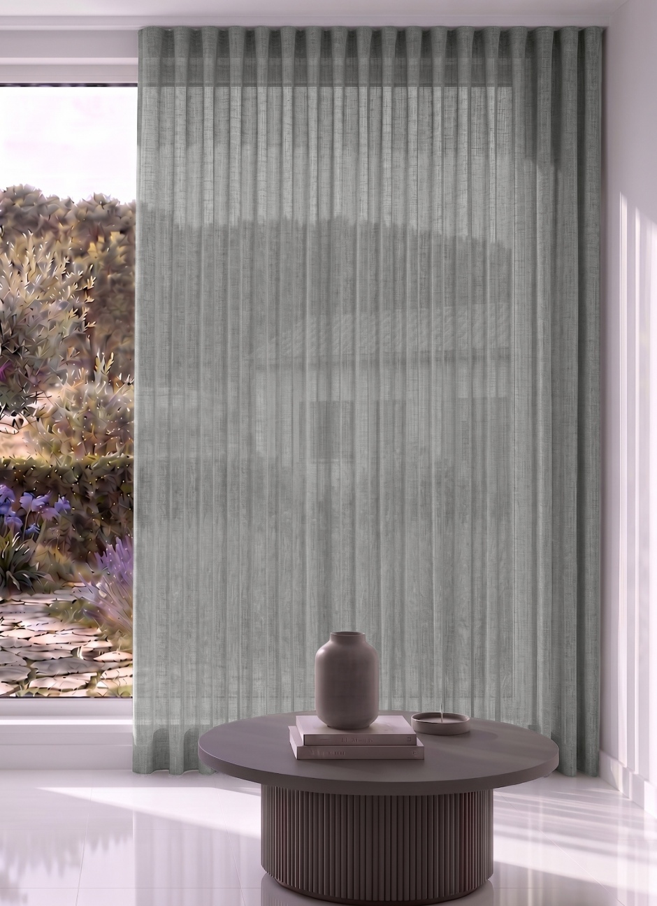 Williamsburg: Semi Sheer Range for Pleated Curtains: Williamsburg for Pleated Curtains: Concrete Williamsburg: Semi Sheer Range for Pleated Curtains: Williamsburg for Pleated Curtains: Concrete